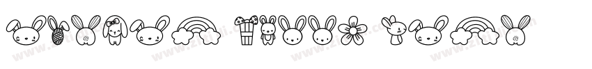Easter Bunny Pers字体转换 Easter Bunny Pers字体转换